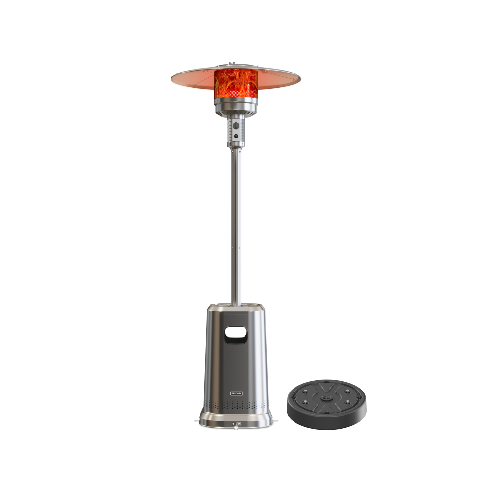 TORCH Outdoor Patio Propane Gas Heater Square (50,000 BTU) East Oak