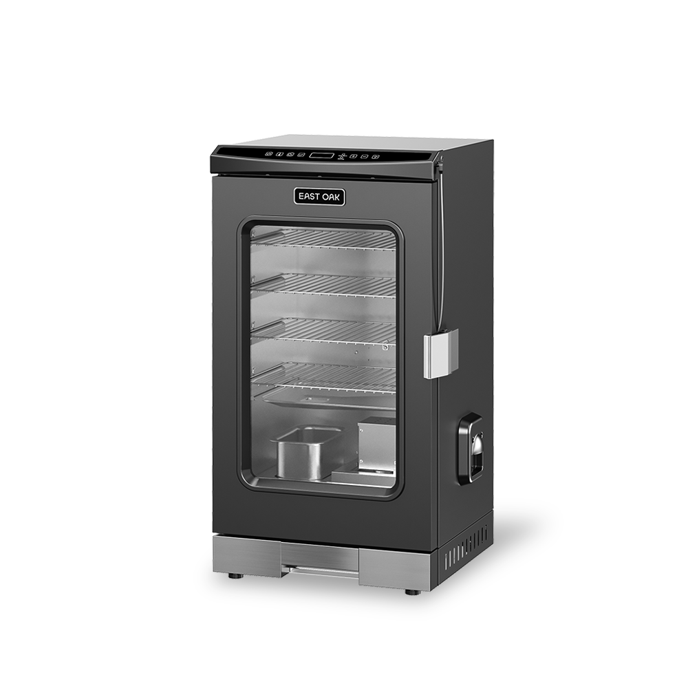 30 Inch Electric Smoker with Glass Door East Oak