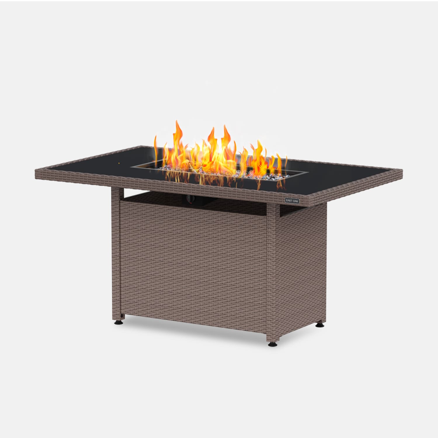 BRAZI 52-Inch Propane Fire Pit Table (60,000 BTU) – East Oak