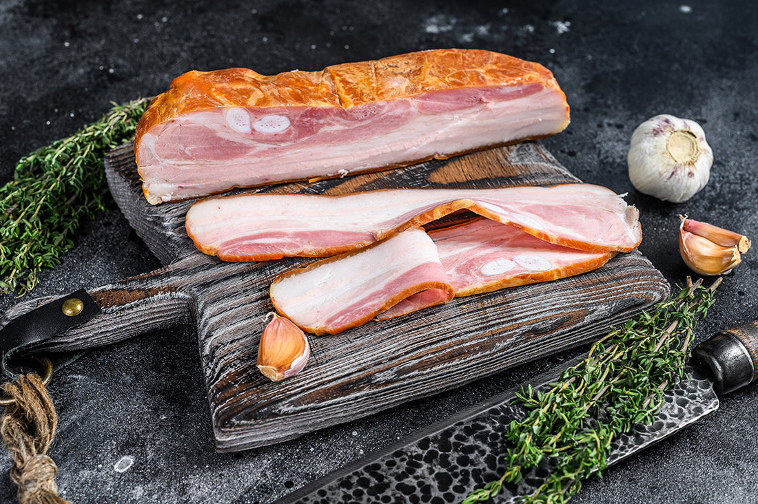Sweet and Savory Dry-Brined and Smoked Pork Belly Recipe