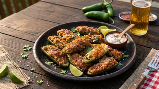 Smoked Loaded Jalapeño Poppers