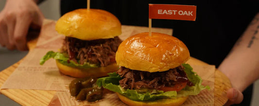 Smoked Pulled Pork Burgers