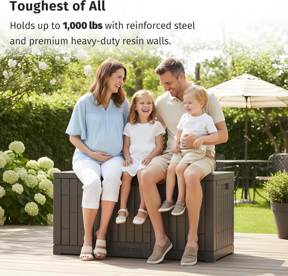 120 Gallon Waterproof Deck Box