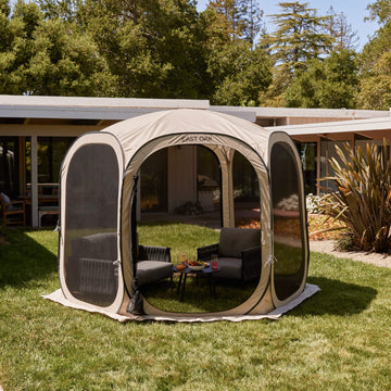 10x10 screen tent East Oak 10 Ft Pop-Up Screen House