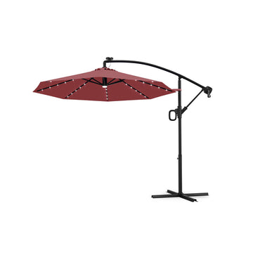 10 ft Offset LED Patio Umbrella