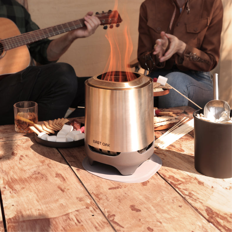Brasa Mini Tabletop Fire Pit East Oak Brasa mini tabletop fire pit east oak