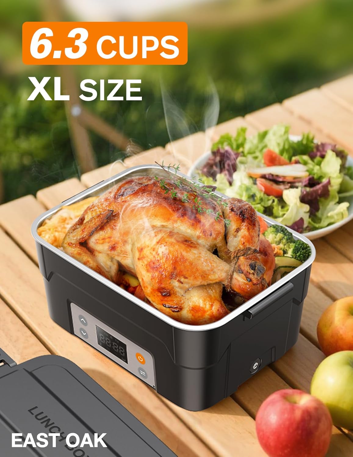 EAST OAK XL 6.3-Cup Cordless Electric Lunch Box for Adults – East Oak