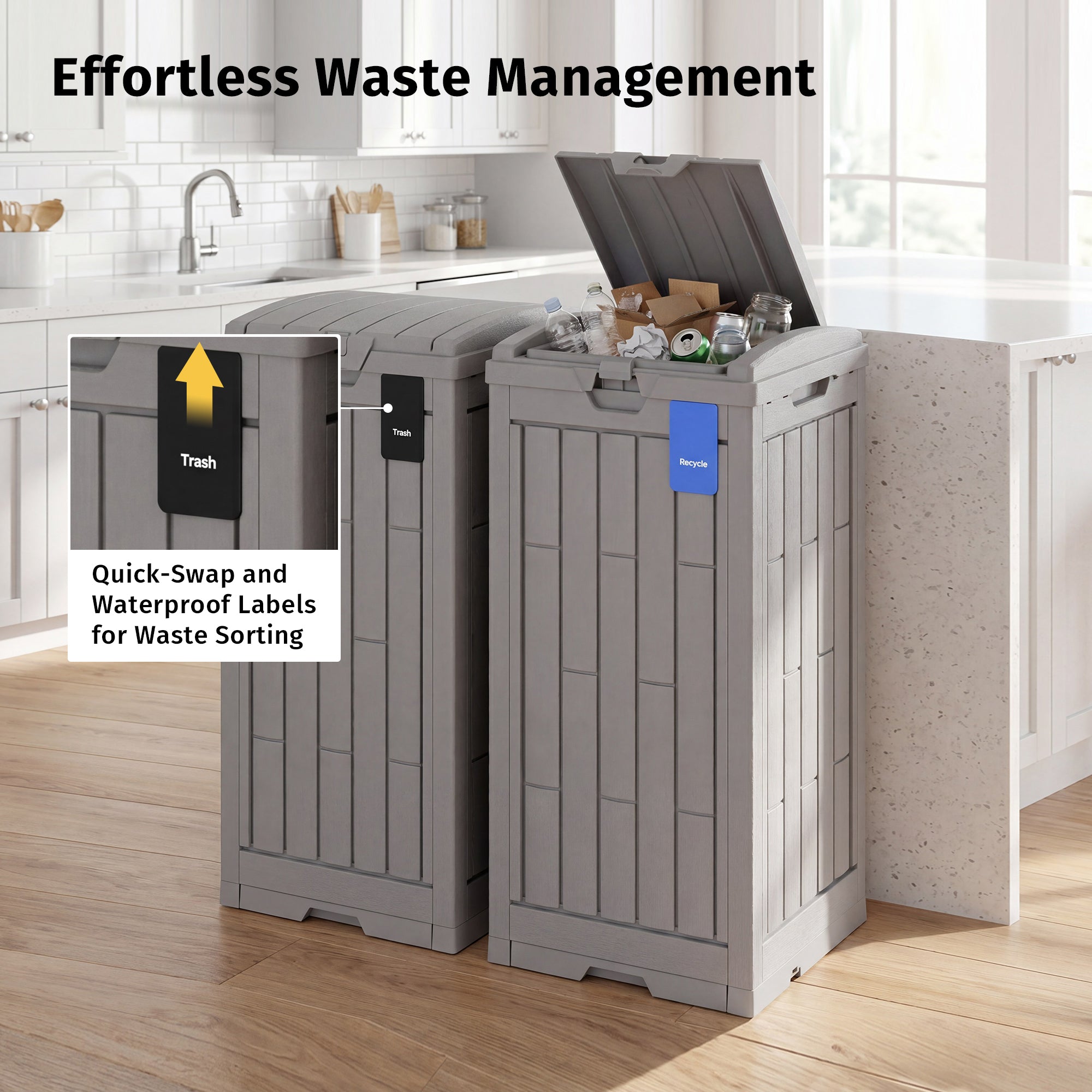 38 Gallon Outdoor Trash Can – East Oak