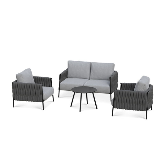 Life Chatter 4-Piece Outdoor Loveseat Set