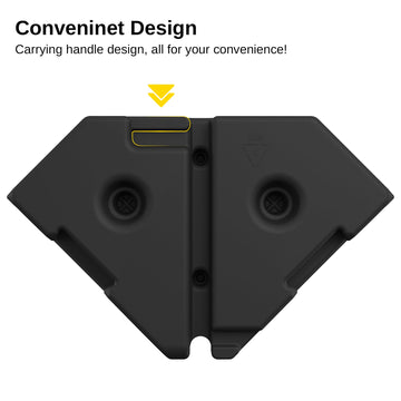 Offset Patio Umbrella Base – East Oak