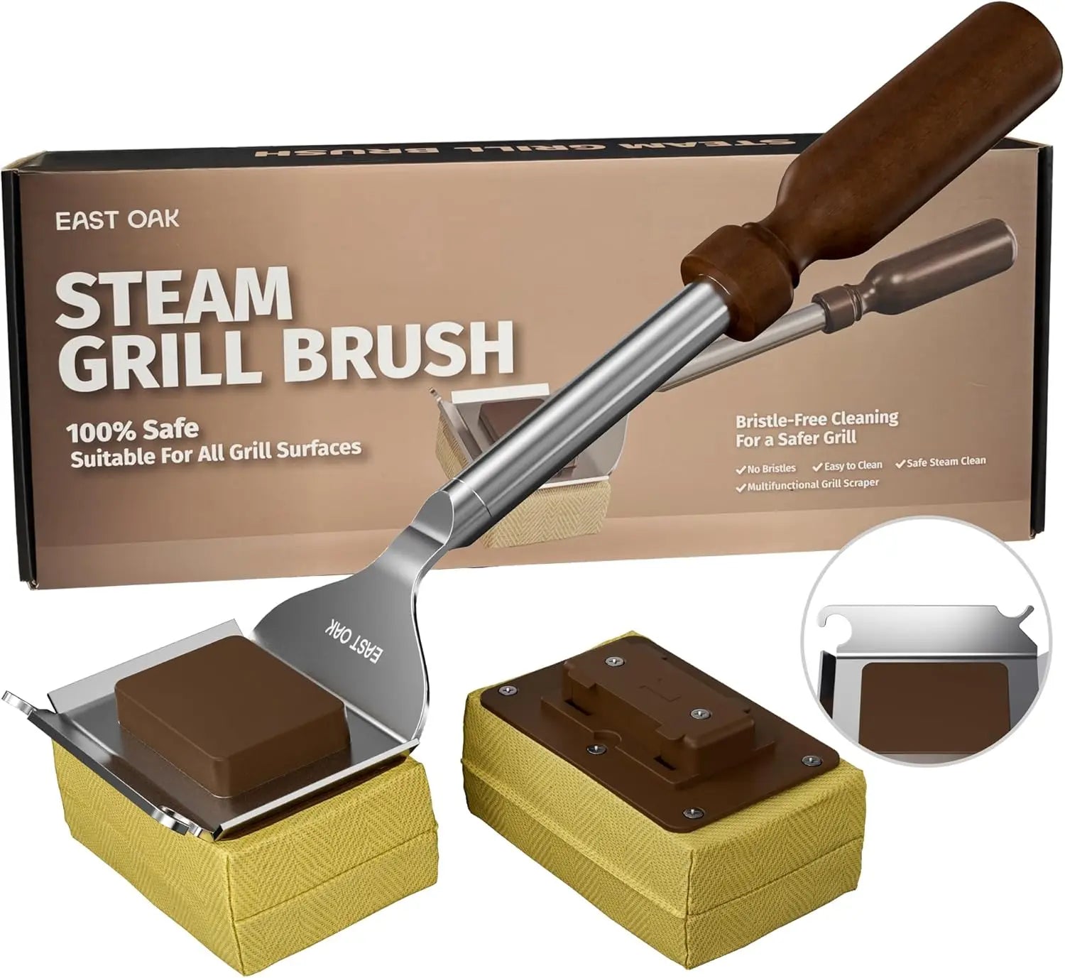 Bristle-Free Steam Grill Brush