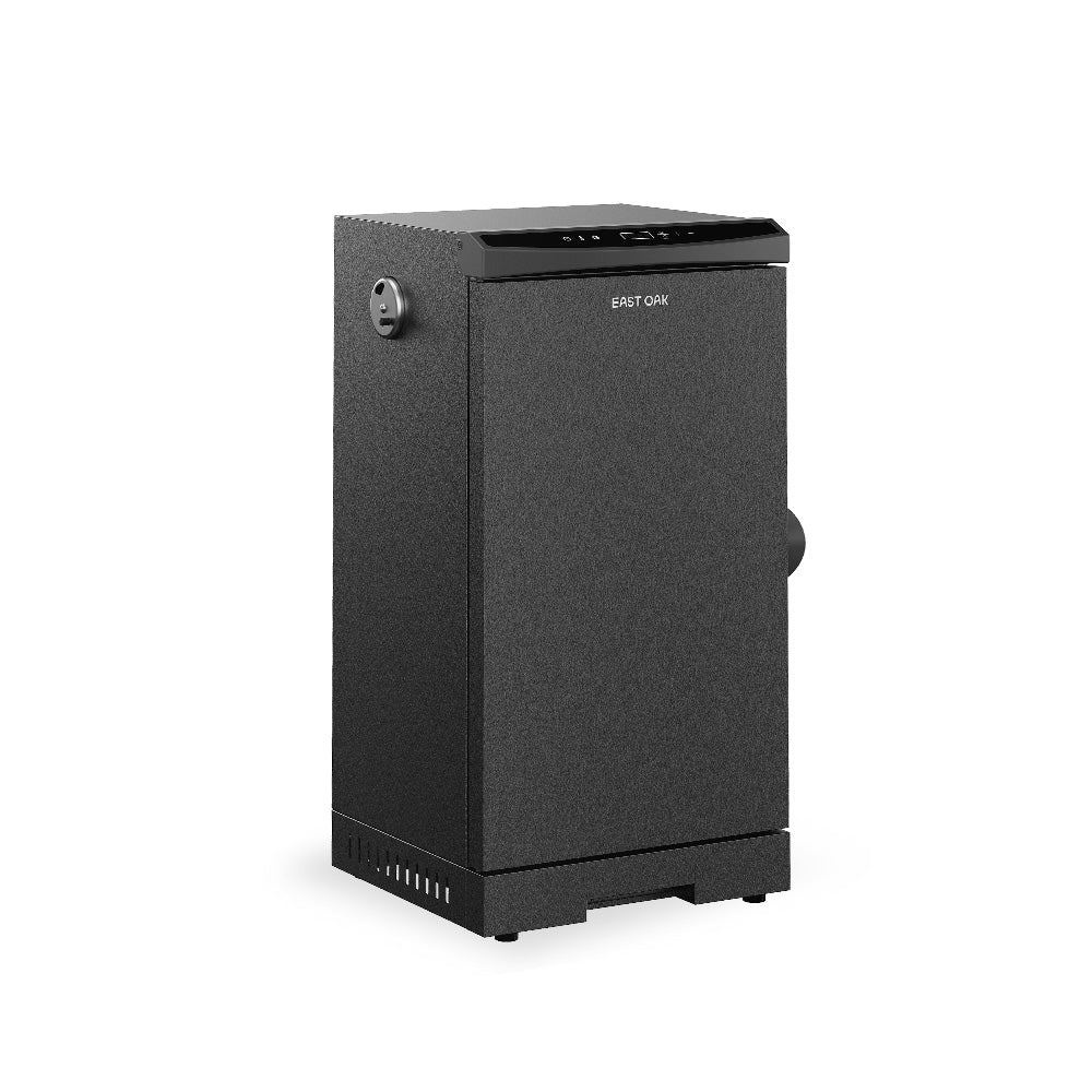 Best 30-inch electric vertical smoker with side wood chip loader black