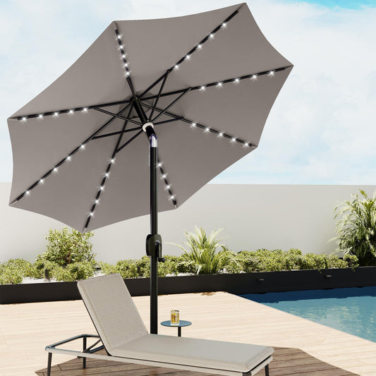 9 ft LED Patio Umbrella