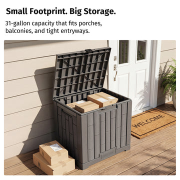 31 Gallon Waterproof Deck Box – East Oak
