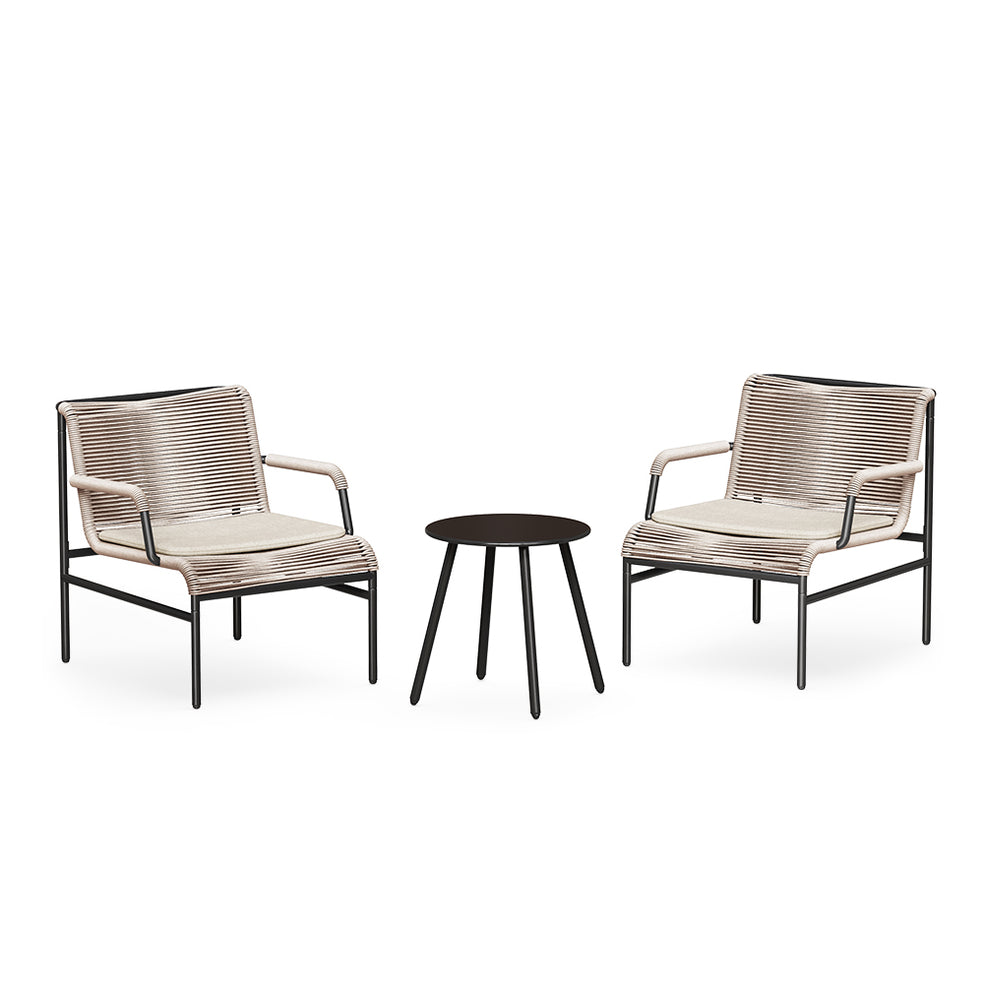 Pacific 3-Piece Outdoor Patio Bistro Set