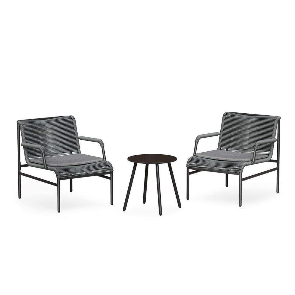 Pacific 3-Piece Outdoor Patio Bistro Set