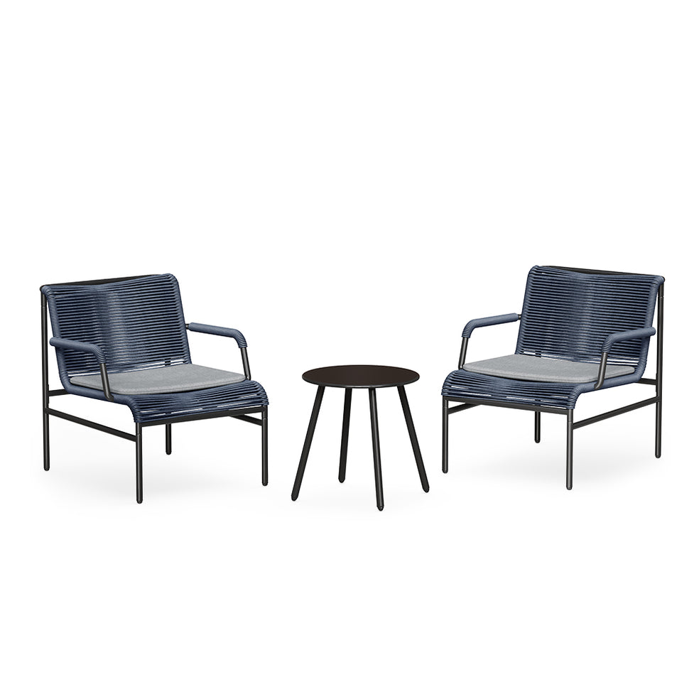 Pacific 3-Piece Outdoor Patio Bistro Set