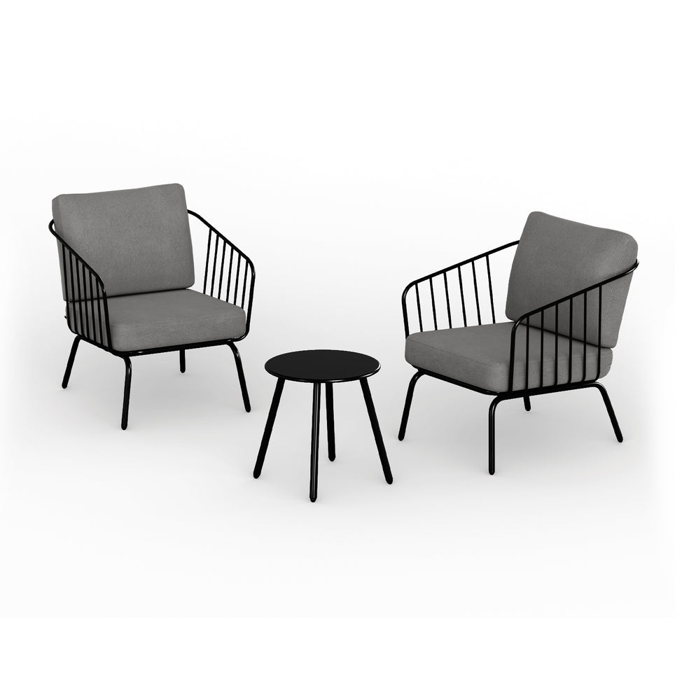 Plaza 3-Piece Outdoor Patio Bistro Set