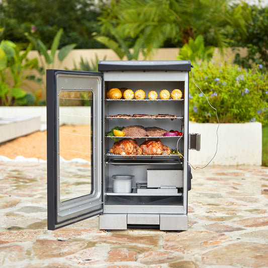 30 Inch Electric Smoker with Glass Door