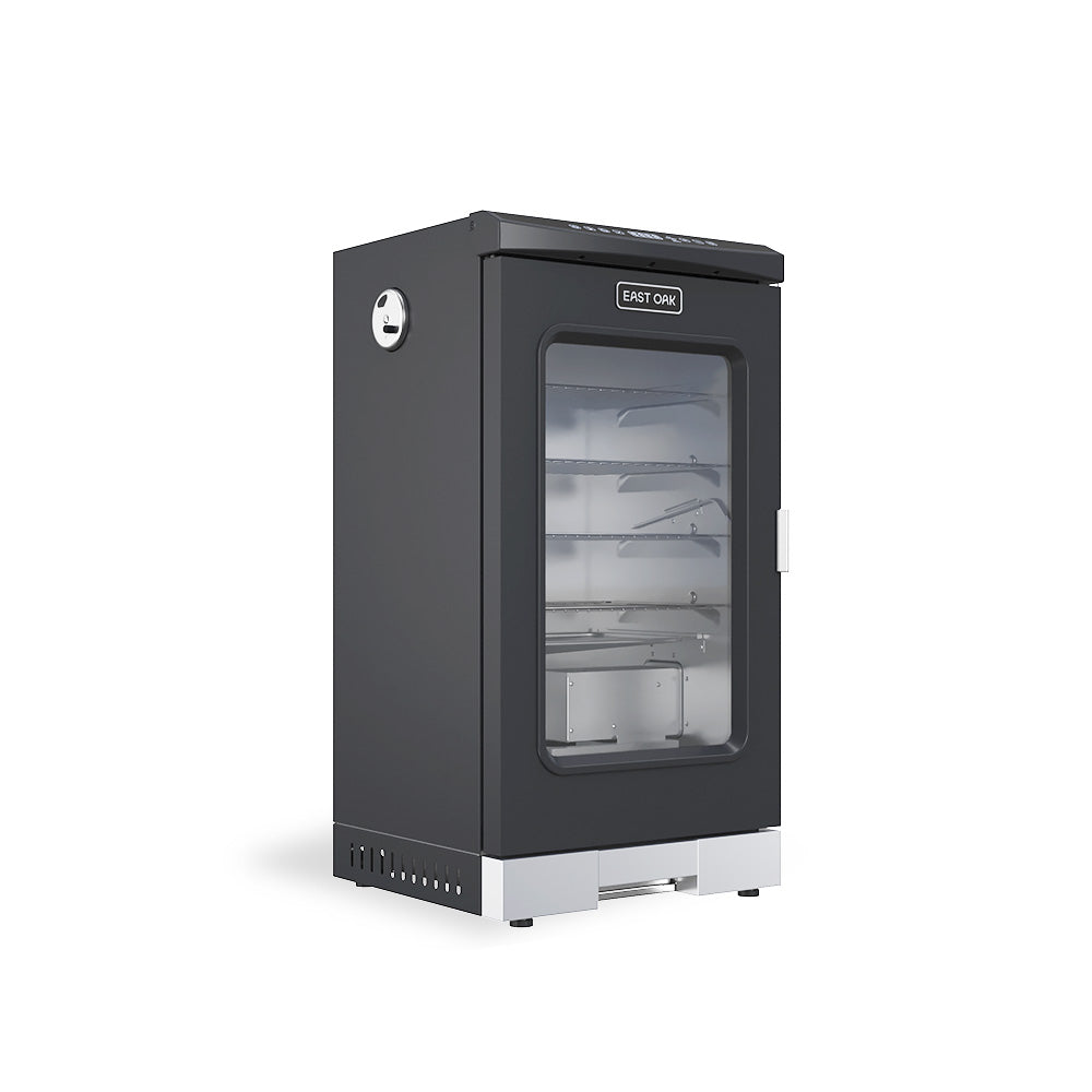30 Inch Electric Smoker with Glass Door East Oak
