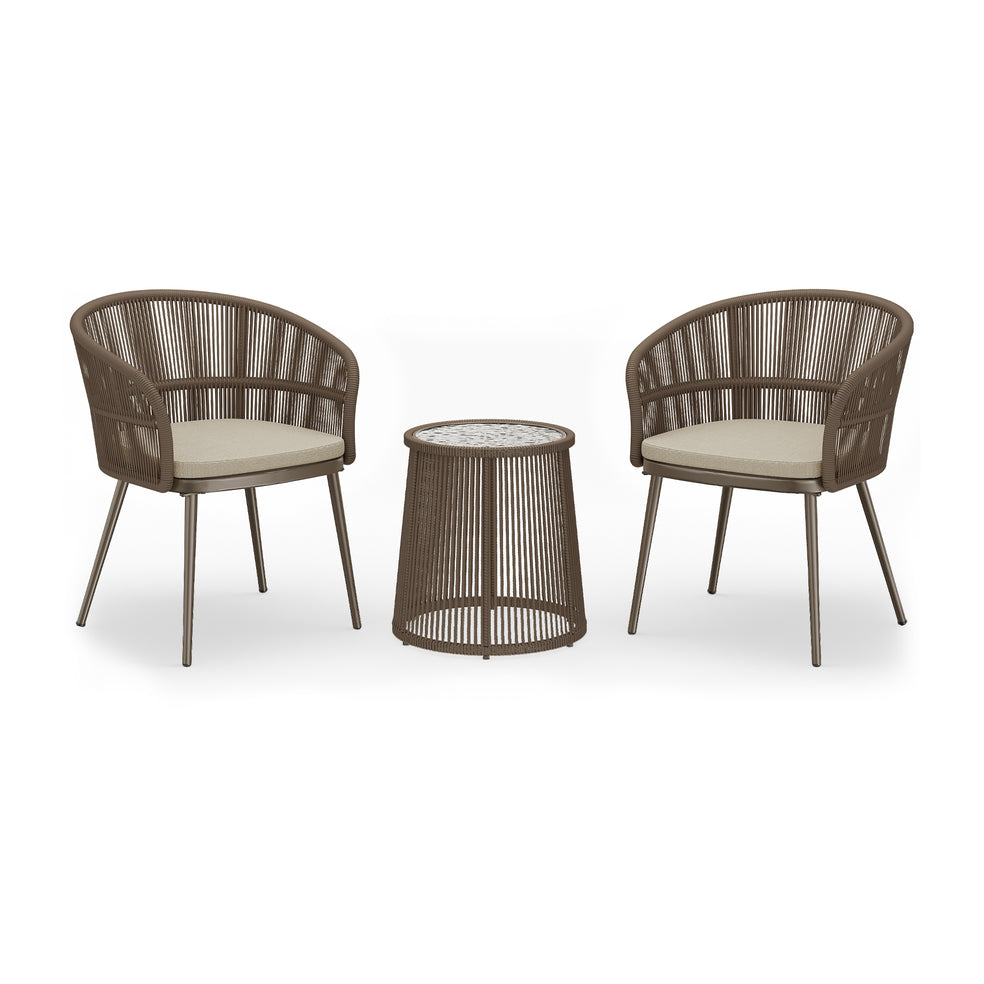 Breezeway 3-Piece Outdoor Patio Bistro Set