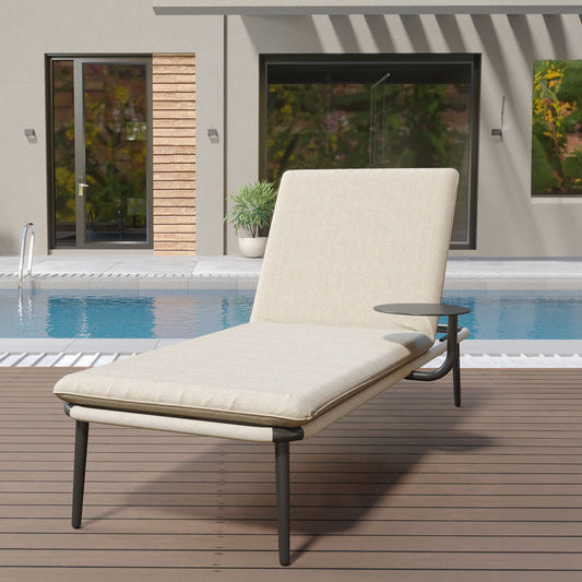 Outdoor Chaise Lounge Chair (Cushion Ver.)
