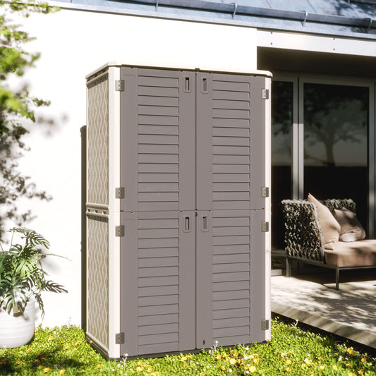 Outdoor Storage Shed Vertical (4*2.5*6.6 ft)