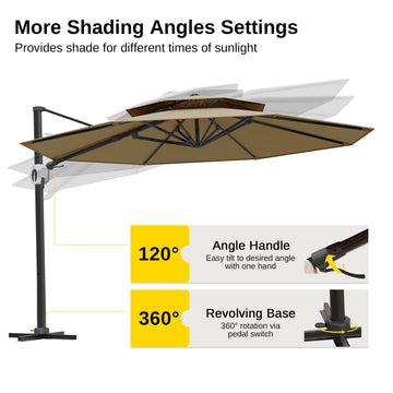 abba patio cantilever umbrella instructions Malta 10ft Soaking up the outdoors just