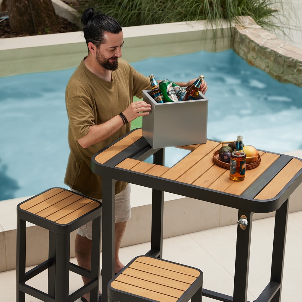 3 piece patio bar set hotsell