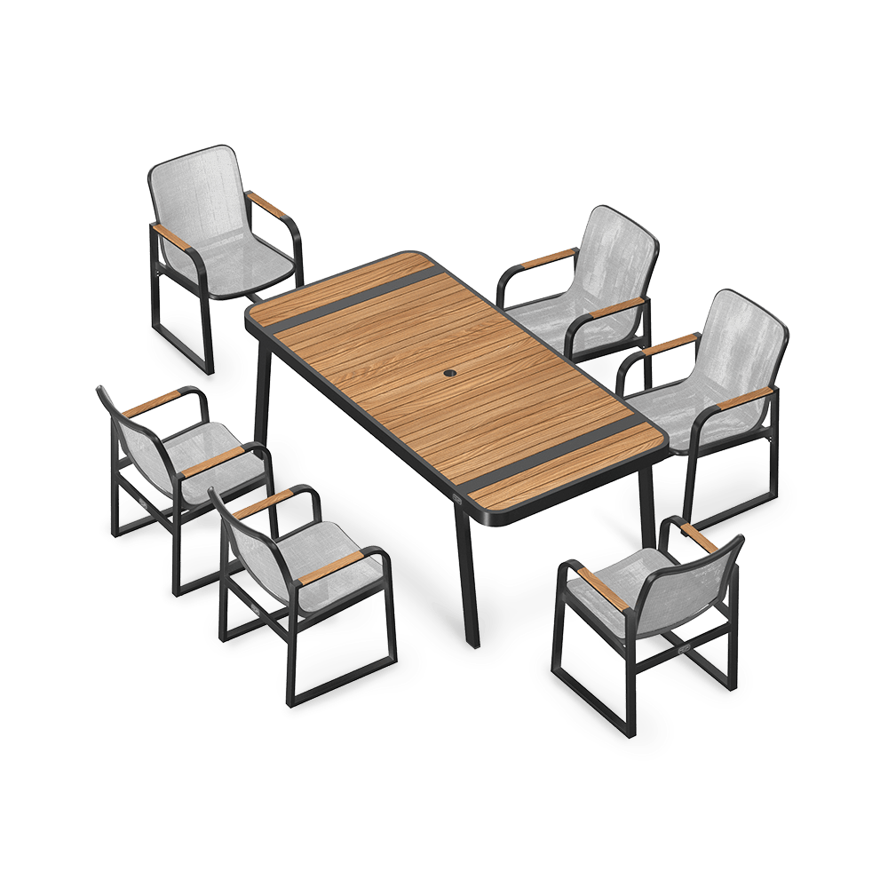 Signature 7 Piece Outdoor Patio Dining Set East Oak signature-7-piece-outdoor-patio-dining-set-east-oak