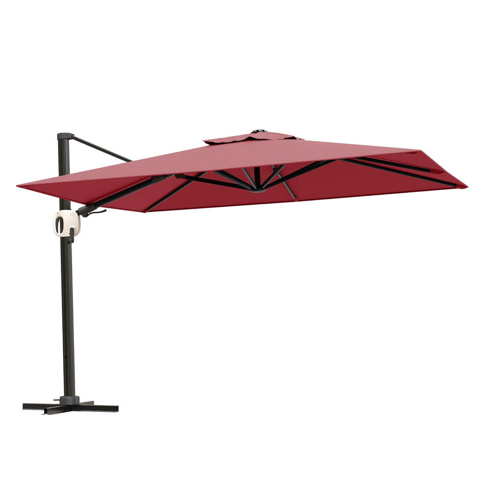 9x11.5 ft Rectangular Offset Cantilever Patio Umbrella