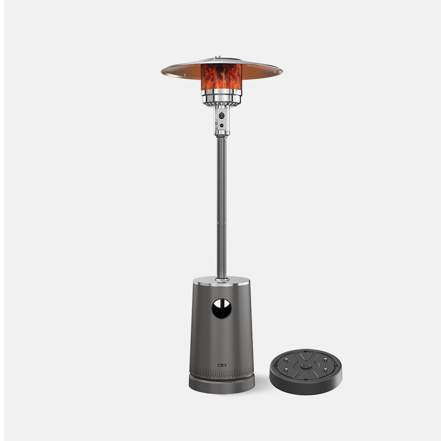 TORCH 55,000 BTU Propane Patio Heater with Cone Table