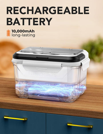 EAST OAK Cordless Electric Lunch Box for Adults