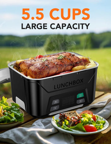 EAST OAK Cordless Electric Lunch Box for Adults