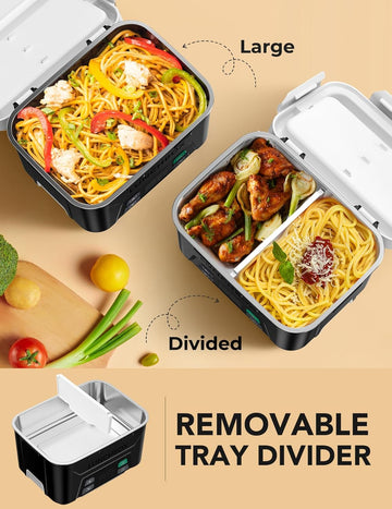 EAST OAK Cordless Electric Lunch Box for Adults