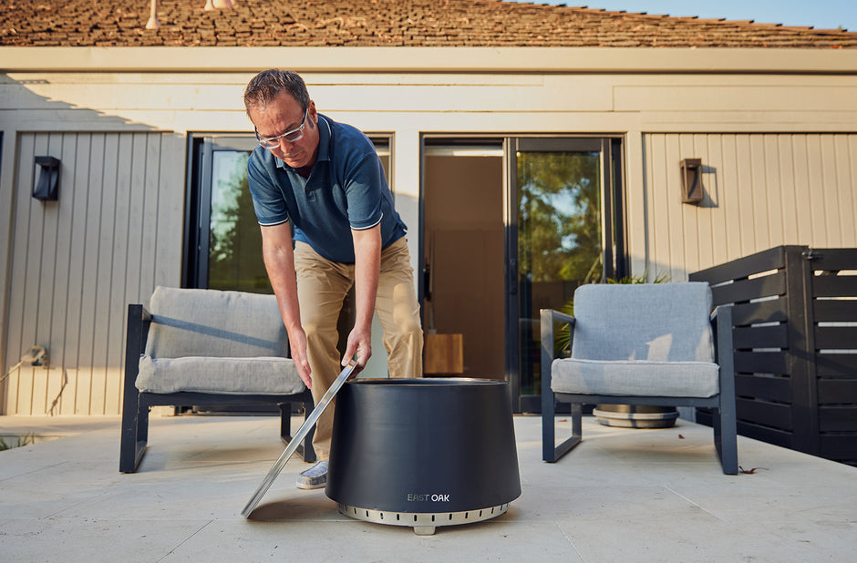 Smokeless Fire Pit Lid East Oak