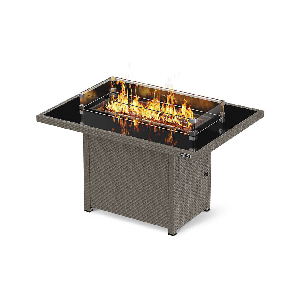 BRAZI 44-Inch Propane Fire Pit Table (60,000 BTU)
