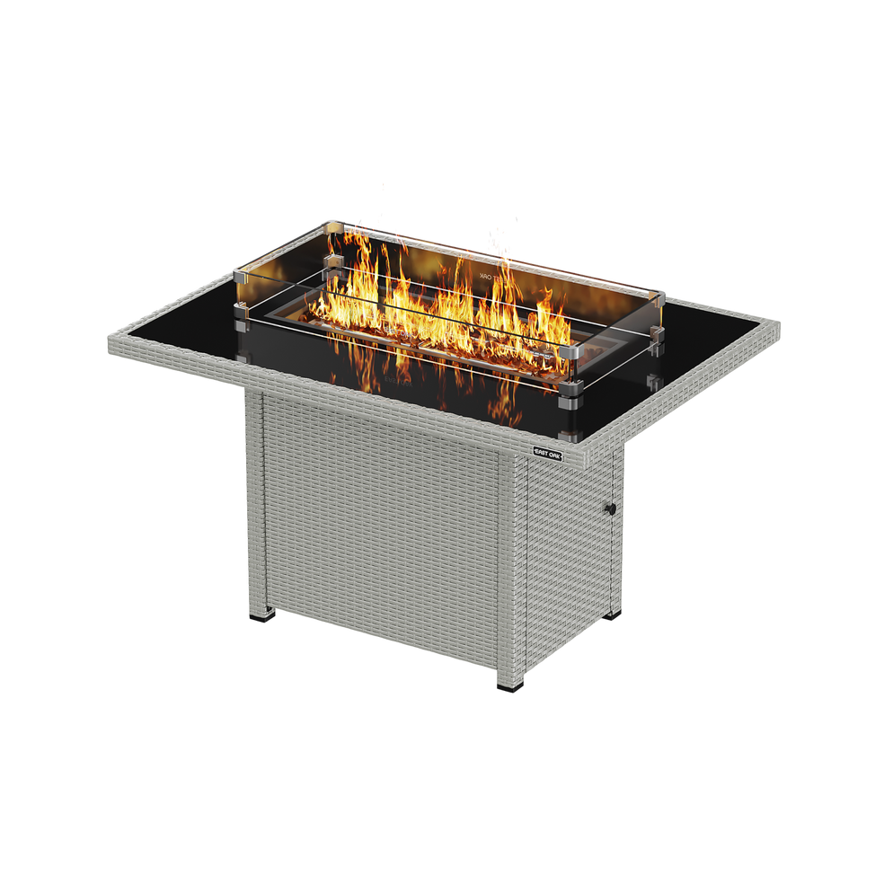 BRAZI 44-Inch Propane Fire Pit Table (60,000 BTU)