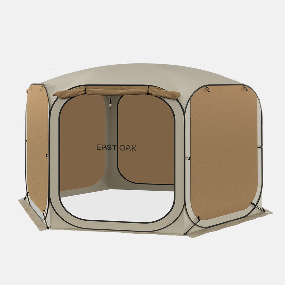 12 Fuß Pop-Up-Camping-Bildschirmhaus