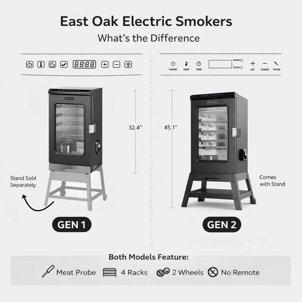 30-Inch Electric Smoker with Glass Door