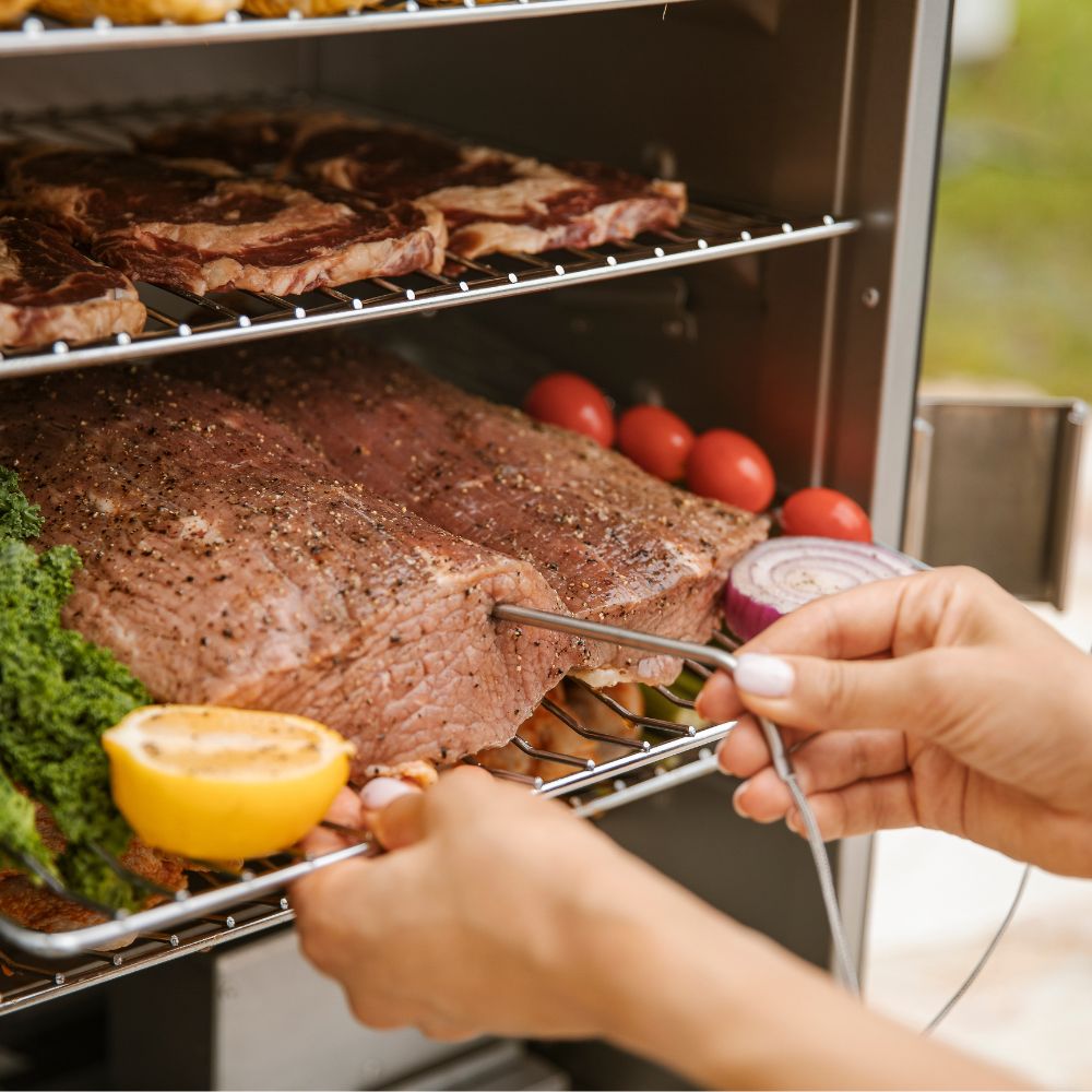30-Inch Electric Smoker with Glass Door