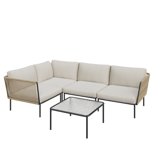 Montauk Modular Sectional Sofa Outdoor Couch Set