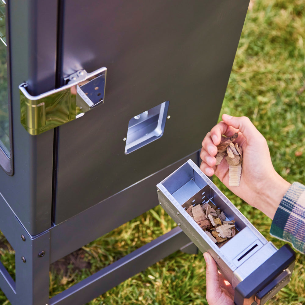 RIDGEWOOD 30-In Electric Smoker with Window & Legs