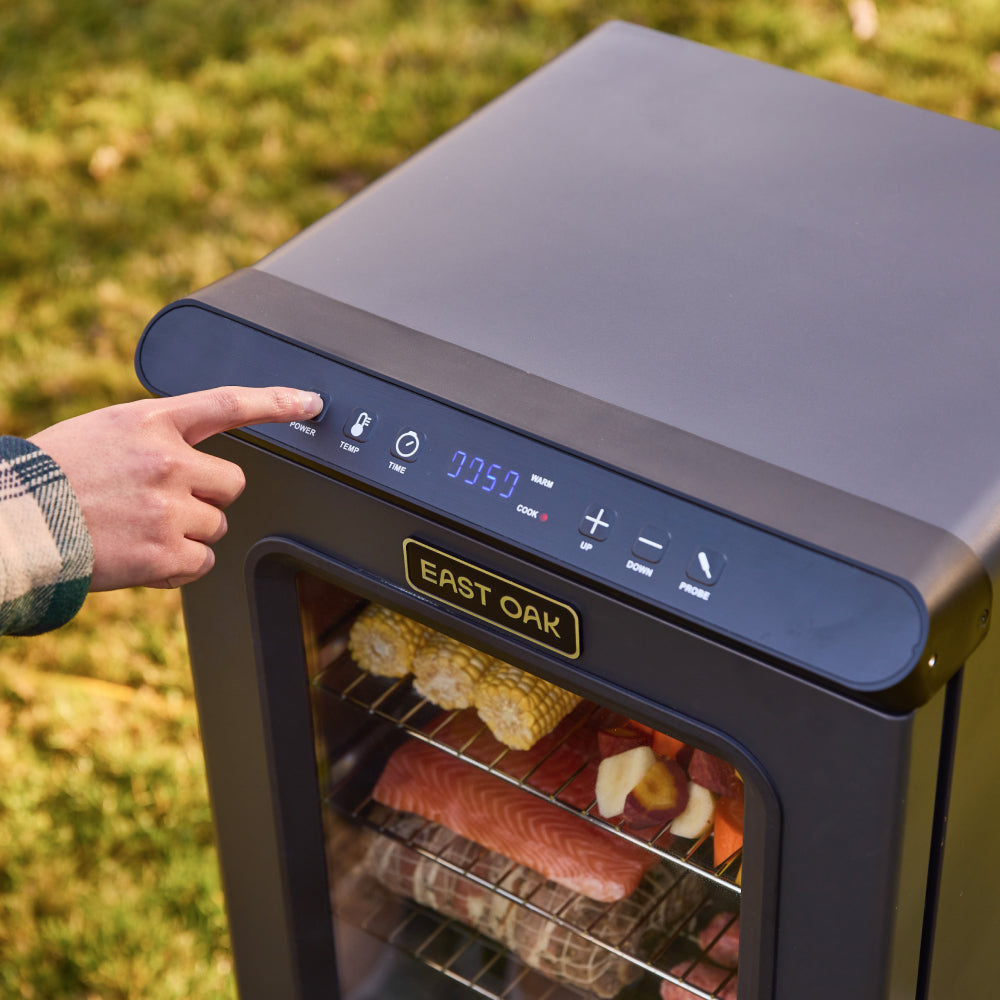 RIDGEWOOD 30-In Electric Smoker with Window & Legs