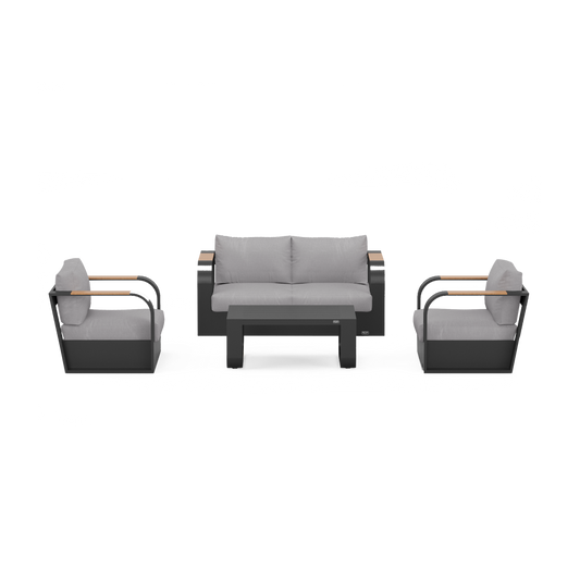 Signature 4-Piece Outdoor Couch Patio Conversation Set