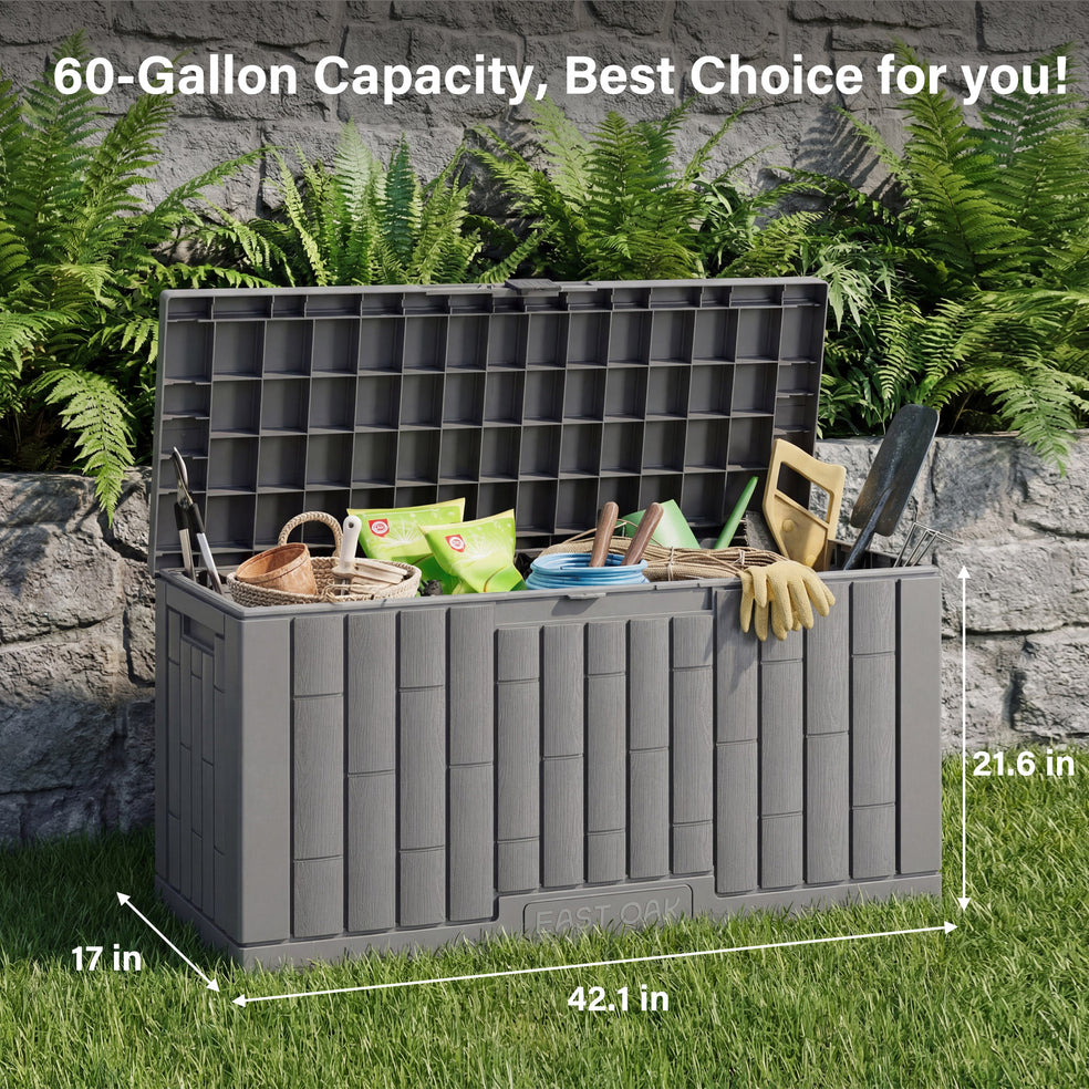 60 Gallon Waterproof Deck Box