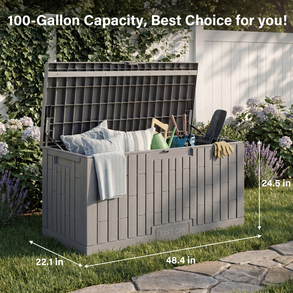 100 Gallon Waterproof Deck Box