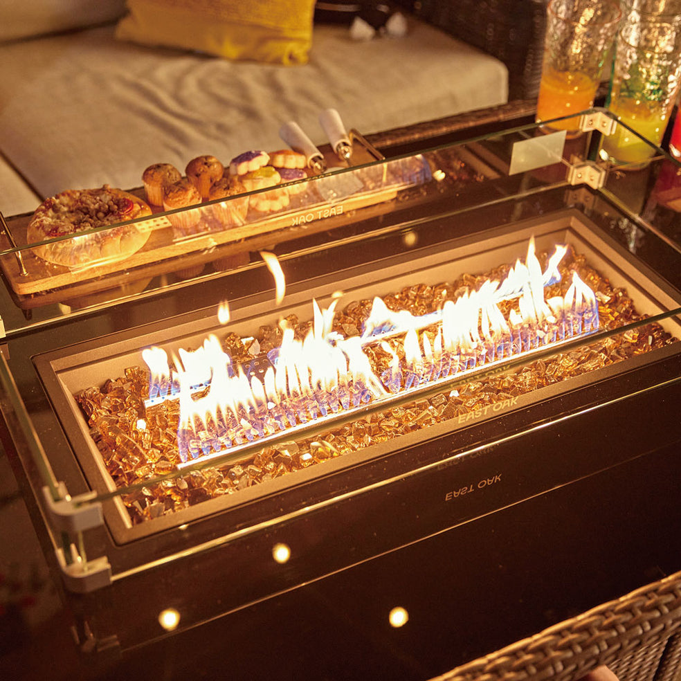 Glass Wind Guard for 57‘’ Fire Pit Table