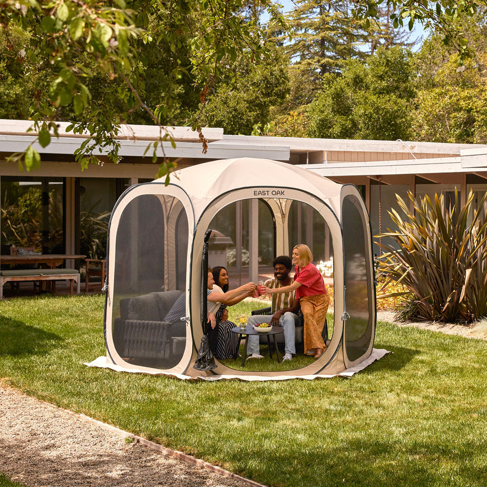 Large screen tent clearance
