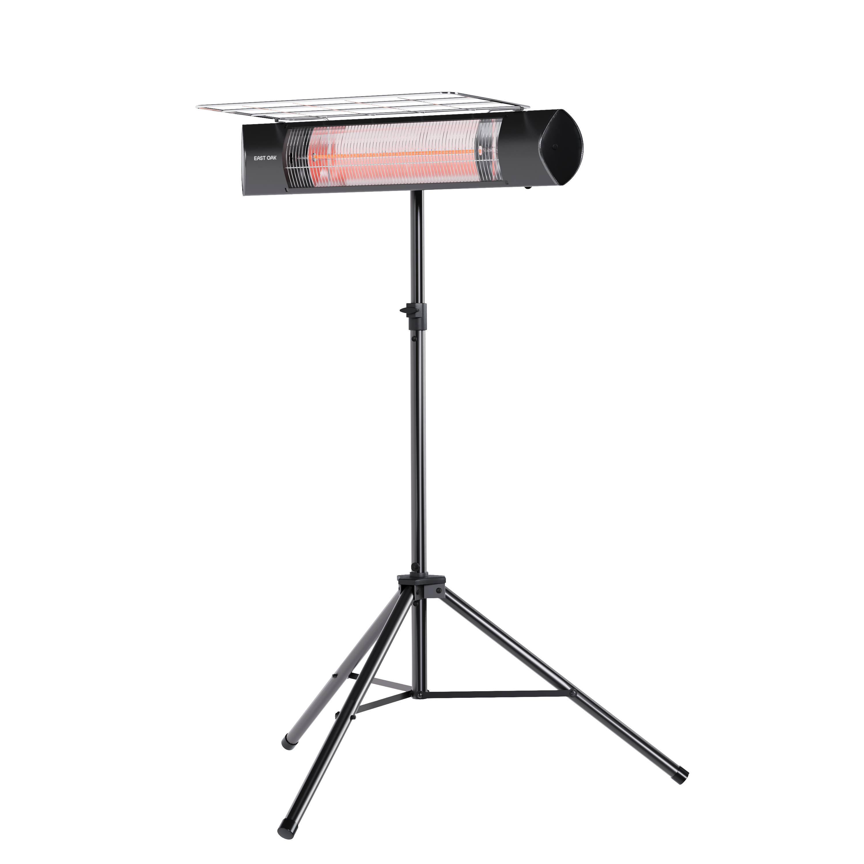 EGlow Electric Patio Heater with Adjustable Stand 1500W East Oak